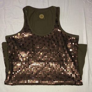 Double D Ranchwear sequined tank